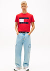 Tommy Jeans Big Flag Logo T-Shirt, Rapid Red