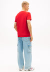Tommy Jeans Big Flag Logo T-Shirt, Rapid Red