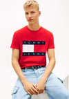 Tommy Jeans Big Flag Logo T-Shirt, Rapid Red