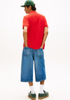 Tommy Jeans Essential Polo Shirt, Rapid Red