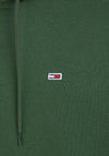 Tommy Jeans Flag Logo Hoodie, Collegiate Green