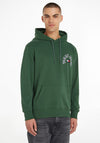 Tommy Jeans Arched Logo Hoodie, Collegiate Green