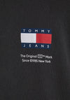 Tommy Jeans Back Graphic T-Shirt, Faded Black