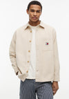 Tommy Jeans Brick Corduroy Overshirt, Classic Beige