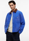 Tommy Jeans Contrast Collar Canvas Chore Jacket, Providence Blue