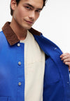 Tommy Jeans Contrast Collar Canvas Chore Jacket, Providence Blue