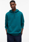 Tommy Jeans Flag Hoodie, Polar Teal