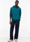 Tommy Jeans Flag Hoodie, Polar Teal