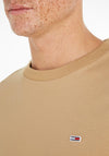 Tommy Jeans Classic Flag Patch T-Shirt, Tawny Sand