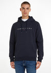 Tommy Jeans Linear Logo Hoodie, Dark Night Navy