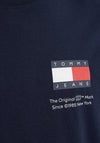 Tommy Jeans Essential Flag T-Shirt, Dark Night Navy