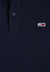 Tommy Jeans Flag Patch Polo Shirt, Dark Night Navy