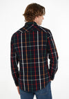 Tommy Jeans Check Flannel Shirt, Dark Night Navy