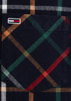 Tommy Jeans Check Flannel Shirt, Dark Night Navy