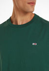 Tommy Jeans Classic Flag Patch T-Shirt, Court Green