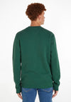 Tommy Jeans Badge Crew Neck Sweatshirt, Court Green