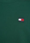 Tommy Jeans Badge Crew Neck Sweatshirt, Court Green