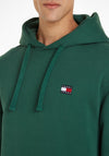 Tommy Jeans Badge Hoodie, Court Green