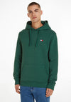 Tommy Jeans Badge Hoodie, Court Green