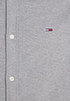 Tommy Jeans Brushed Grindle Shirt, Silver Grey Heather