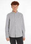 Tommy Jeans Brushed Grindle Shirt, Silver Grey Heather