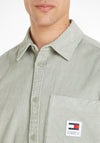 Tommy Jeans Chunky Corduroy Shirt, Faded Willow