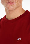 Tommy Jeans Classic Flag Patch T-Shirt, Magma Red
