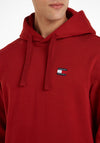 Tommy Jeans Badge Hoodie, Magma Red