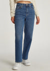 Tommy Jeans Layla High Rise Slim Straight Leg Jeans, Blue