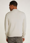 Tommy Jeans Essential Long Sleeve Polo Sweater, Neutral