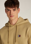 Tommy Jeans Badge Logo Hoodie, Sand