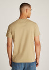 Tommy Jeans Linear Chest Logo T-Shirt, Sand