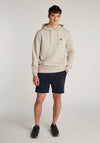 Tommy Jeans Badge Logo Hoodie, Oat Marl Heather