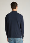 Tommy Jeans Long Sleeve Polo Shirt, Dark Night Navy