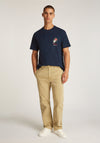 Tommy Jeans Novelty Back Graphic T-Shirt, Dark Night Navy