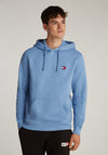 Tommy Jeans Badge Logo Hoodie, Colorado Blue