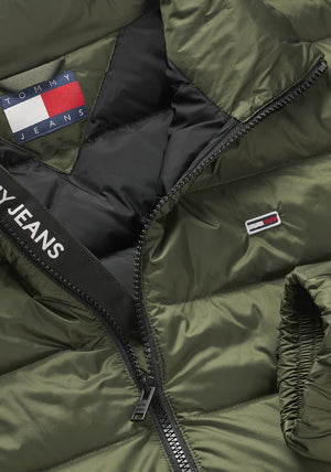 Tommy Jeans Lightweight Water Repellent Down Jacket, Fatigue Green
