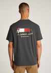 Tommy Jeans Novelty Back Graphic T-Shirt, Washed Black