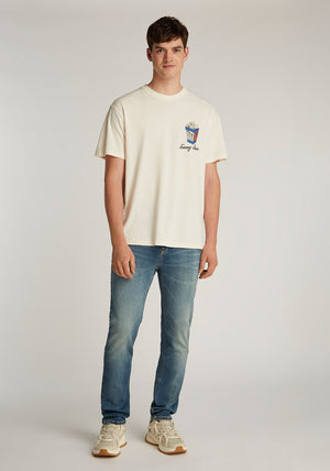 Tommy Jeans Novelty Graphic T-Shirt, Ancient White