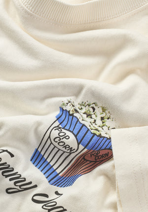Tommy Jeans Novelty Graphic T-Shirt, Ancient White