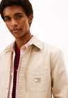 Tommy Jeans Washed Twill Shirt, Sand
