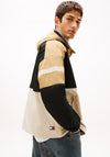 Tommy Jeans Lightweight Ripstop Windbreaker, Dark Olive Multi