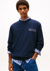 Tommy Jeans 1985 DNA Crew Neck Sweatshirt, Dark Night Navy