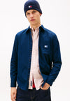 Tommy Jeans Washed Twill Shirt, Dark Night Navy