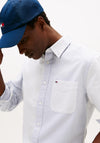 Tommy Jeans Oxford Fun Contrast Stripe Shirt, Blue Multi