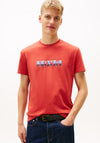 Tommy Jeans 1985 DNA Graphic T-Shirt, Terracotta Red