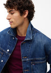 Tommy Jeans Relaxed Denim Trucker Jacket, Dark Denim Blue