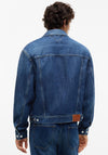 Tommy Jeans Relaxed Denim Trucker Jacket, Dark Denim Blue