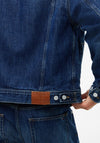 Tommy Jeans Relaxed Denim Trucker Jacket, Dark Denim Blue
