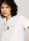 Tommy Jeans Womens Prep T-Shirt, Cream